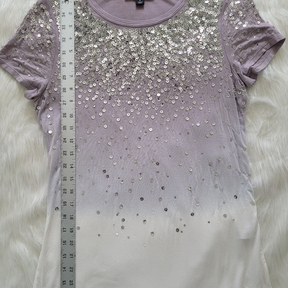 INC Lavendar Ombre T-SHIRT Small - Picture 9 of 9